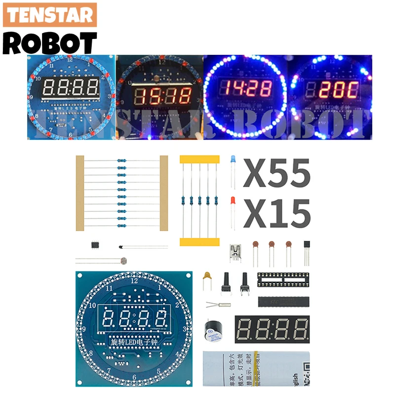 Module Diy Kit Led Temperature Display For Arduino
