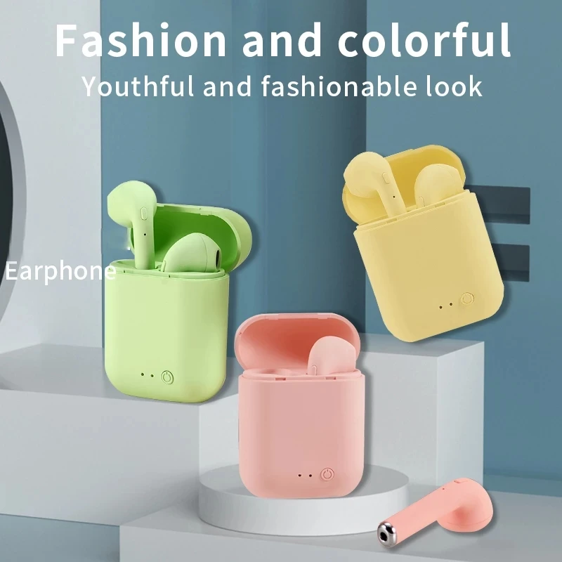 

Mini-2 Tws Bluetooth 5.0 Headset Wireless Earphones With Mic Charging Box Mini Earbuds Sports Headphones For Smart Phone New i7s