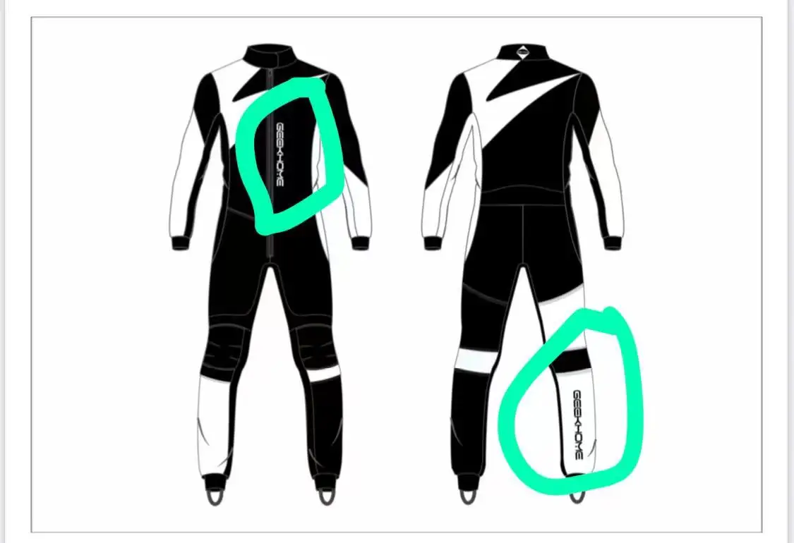 

haute couture skydiving suit