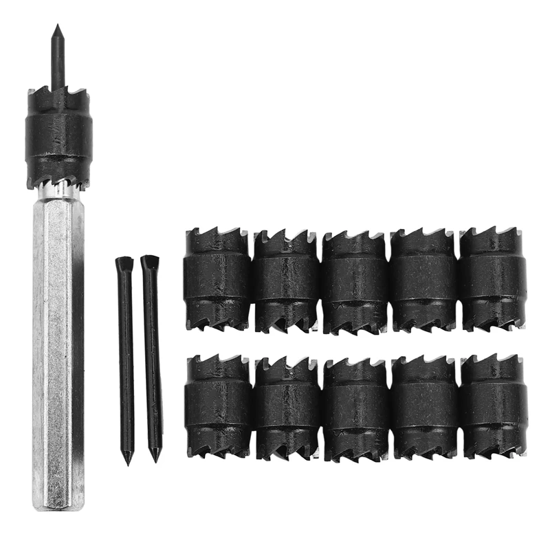 

Hot 13Pcs Spot Weld Cutter, 3/8 Inch Rotary Spot Weld Cutter Remover Drill Bits Tool W/Replacement Blade Kit