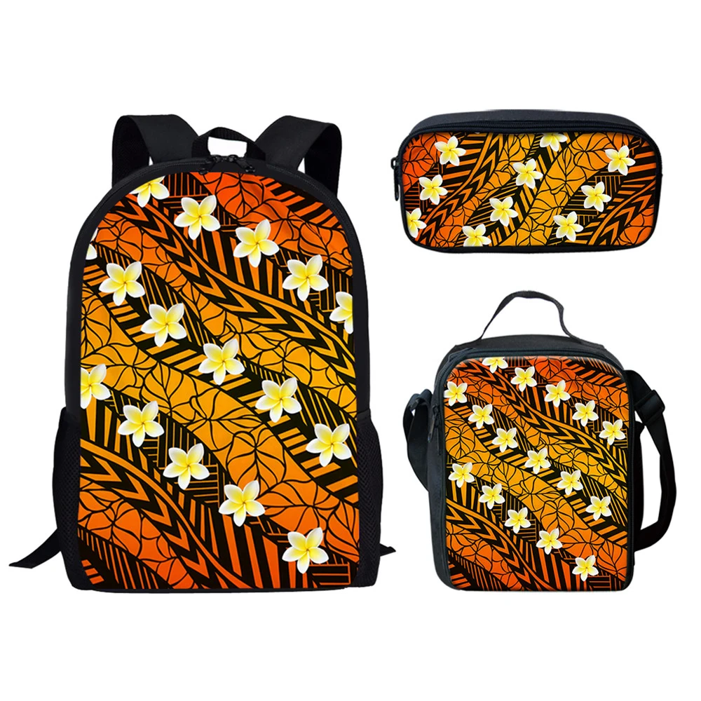 Гавайский Цветочный Принт, детский рюкзак, школьные сумки для книг, школьные портфели, школьные сумки