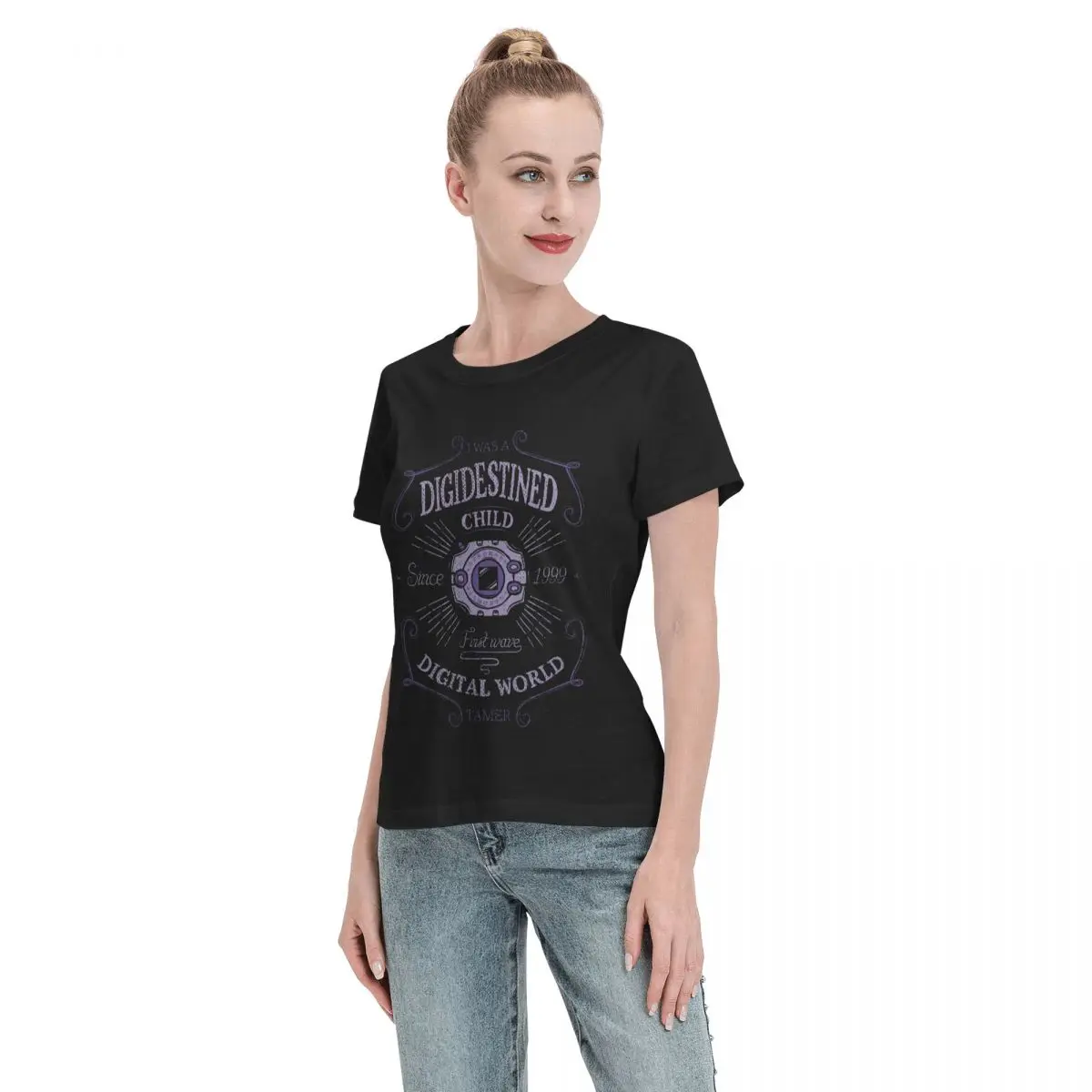 Футболка женская с коротким рукавом Классическая премиум-класса