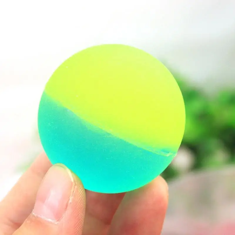 

1pcs Funny Toy Balls Mixed Bouncy Ball Floating Of Toys Ball Rubber Pinball Bouncing Bouncy Elastic Child R6e9