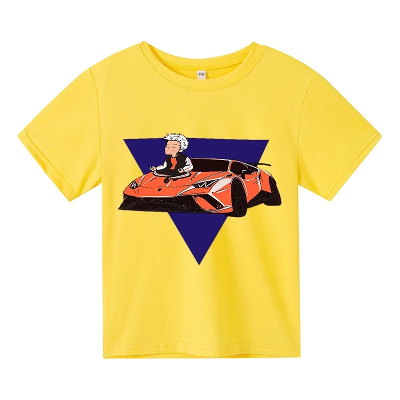 

Летняя Новинка, необычная женская модная повседневная хлопковая Футболка Merch A4 с принтом ламбы, Детская футболка с коротким рукавом