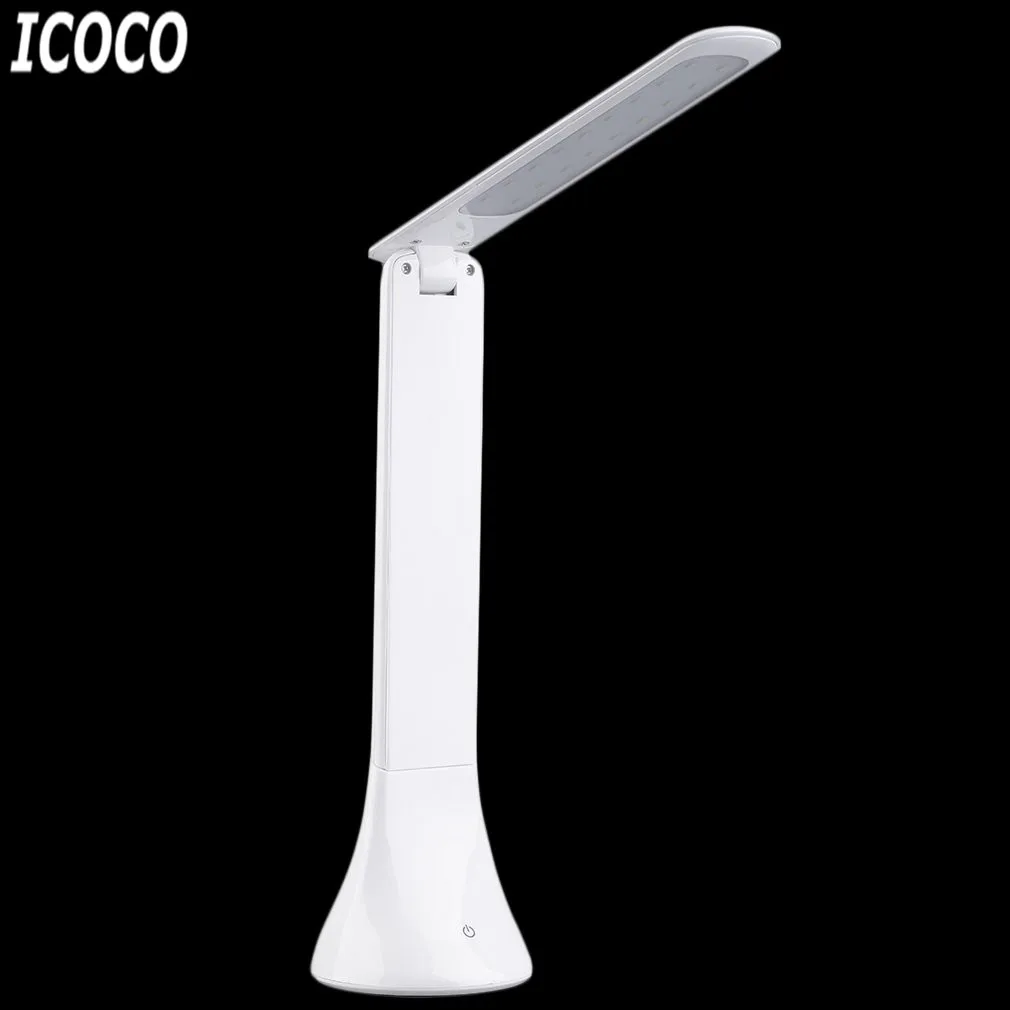 Настольная лампа со светодиодным сенсорным датчиком 3 уровня диммер Складная