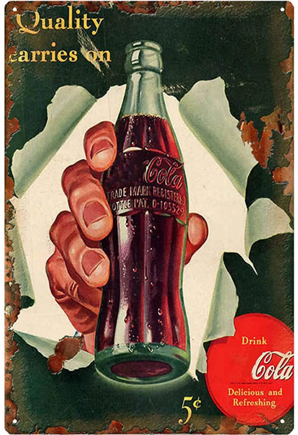 

Жестяная Табличка-Декор для бара, кафе, ресторана, 20x30 см