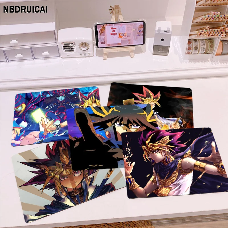 

Yu Gi Oh Yugi Muto Mousepad 25x29 Small Office Computer Desk Mat Table Keyboard Laptop Cushion Non-slip Office Desk Accessories