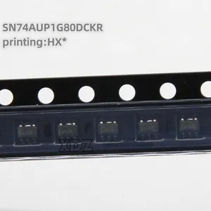 10pcs/lot SN74AUP1G80DCKR SN74AUP1G80 Silk screen printing HX* HXR SC70-5 package Original genuine Trigger chip