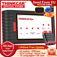 thinkcar thinkscan max obd2 scanner professional full system obd2 diagnostic tool car scanner ecu coding obd pk thinktool mini