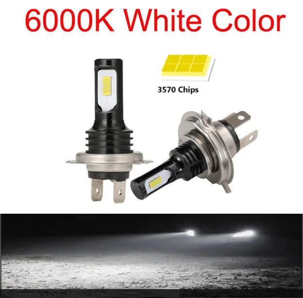 

2 шт., автомобильные лампы H4 H7 4300K H11 H8 H9 9005 HB3 9006 HB4