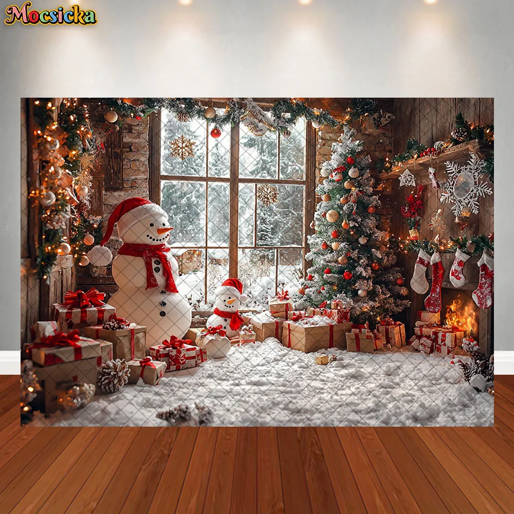 Фон для фотосъемки с изображением рождественской елки