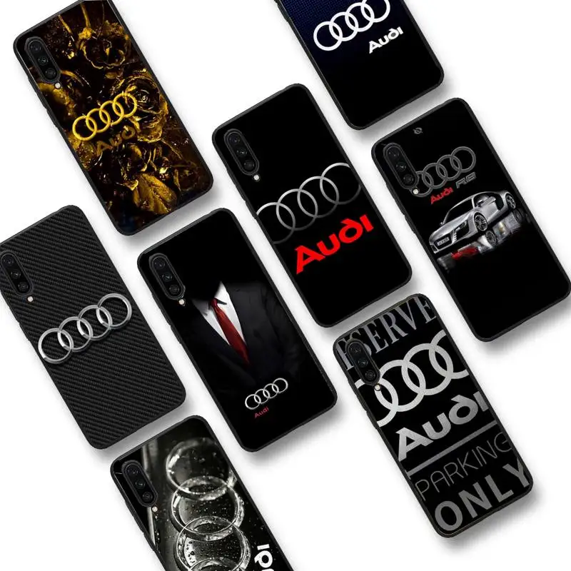 

Audi Luxury Brand Car Phone Case For Xiaomi Mi 5X 8 9 10 11 12 lite pro 10T PocoX3pro PocoM3 Note 10 pro lite