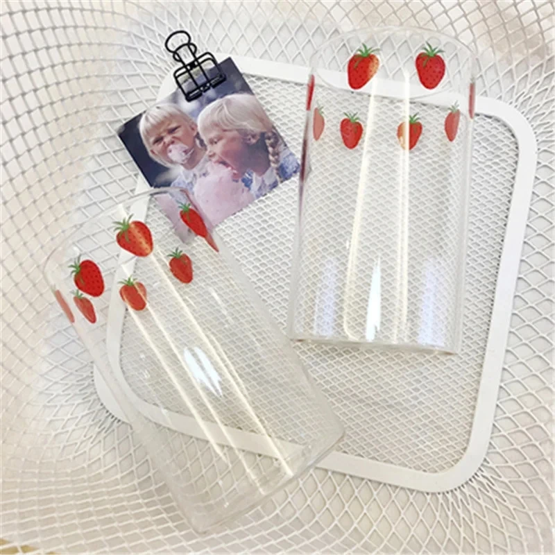 Экологичные прозрачные стеклянные чашки для питья с соломинкой воды и кофе