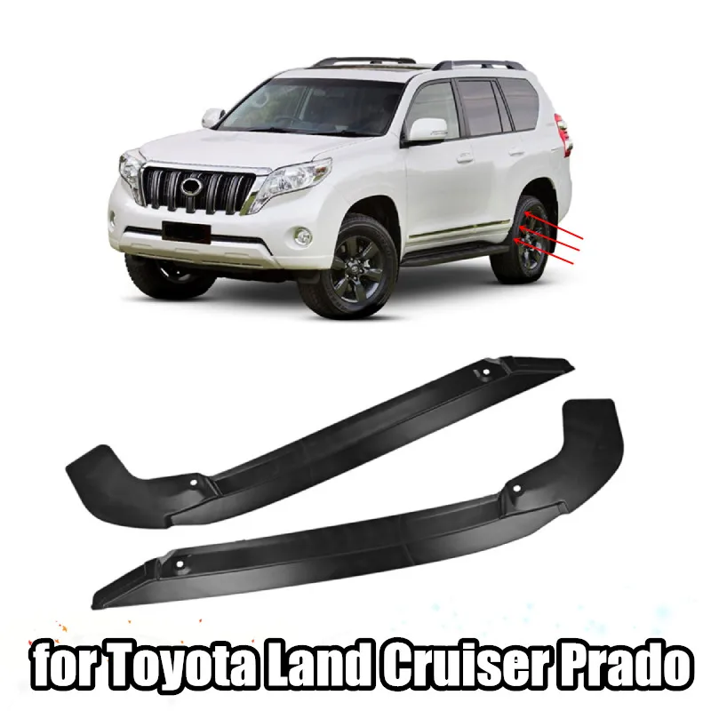 

Для Toyota Land Cruiser Prado J150 2010-2021, пара автомобильных задних брызговиков, брызговики, внешние брызговики автомобиля