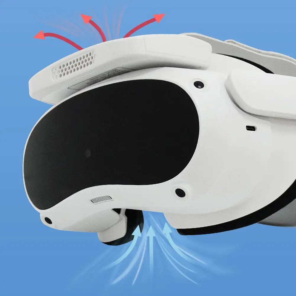 

nti-Leakage VR Air Circulation Facial Interface Brackets for Pico 4 VR Headset Pad Anti-fogging and Heat Accumulation