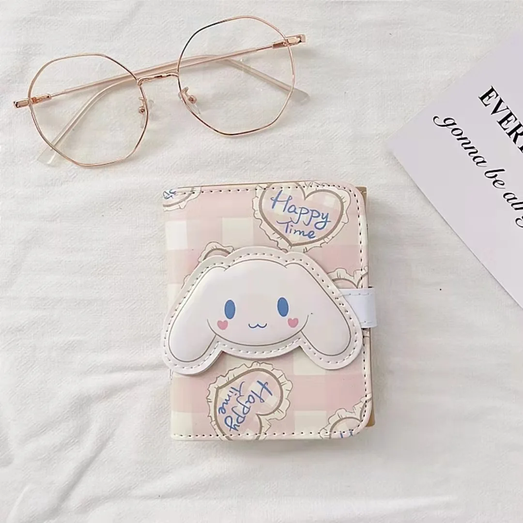 

2022 New Sanrioed Kawaii Cinnamoroll Coin Purse Cartoon Shaped Wallet Wallet Birthday Gift for Friends