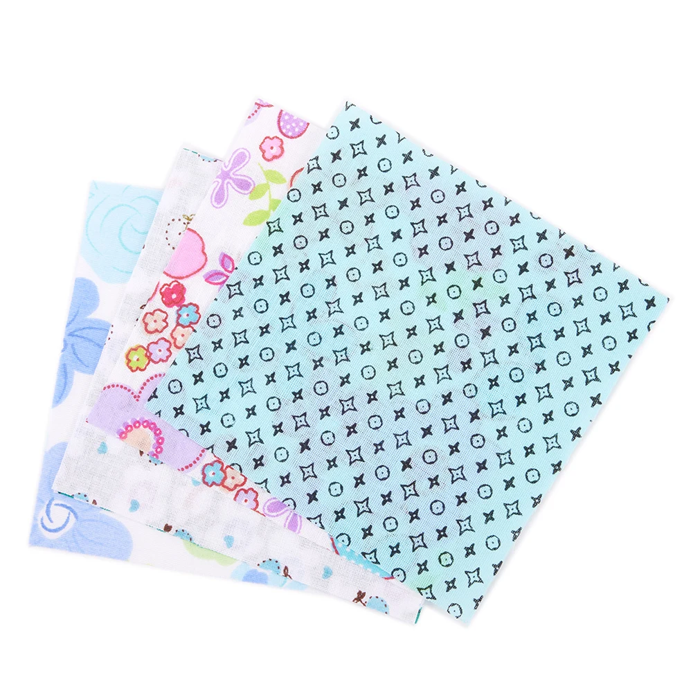 Пучок ткани для шитья 10*10 см 100 шт. разные цвета хлопковые поделки сделай сам