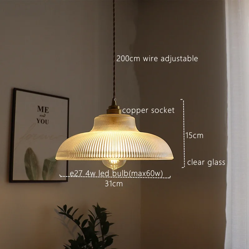 

IWHD винтажные подвесные светильники, медные, 4 Вт