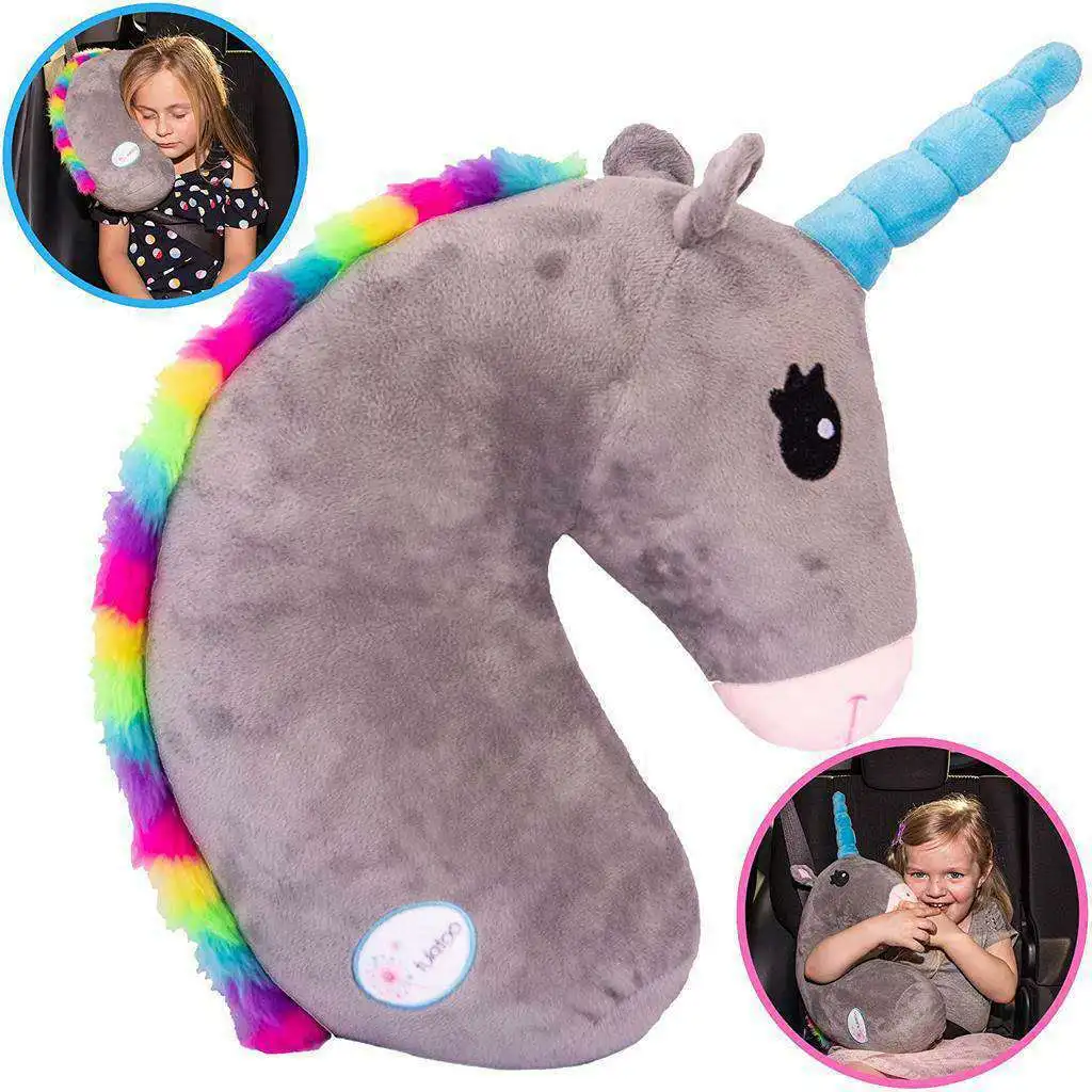 

Unicorn Children's Car Seat Belt Shoulder Pillow Pillow Pillow Sleeping Pillow