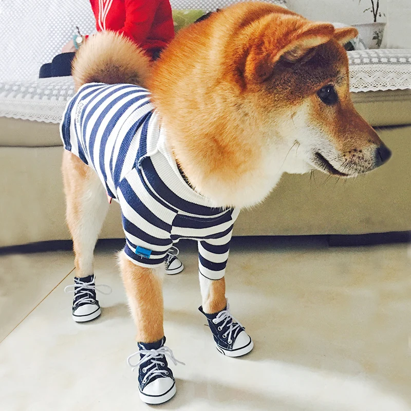 

NEW Dog Canvas Shoes Leisure Warm Autumn/Winter 4 Colors Pet Supplies Product