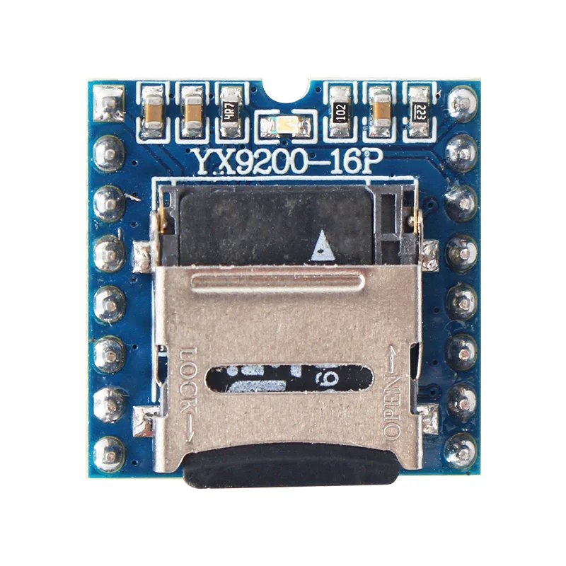 5 шт. Новый DFPlayer Mini с раскладным слотом SD серийный MP3 модуль от оригинального