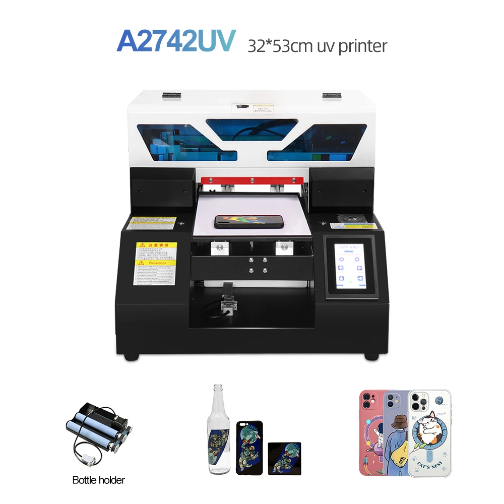 

УФ-принтер A3 для Epson R1390, планшетный цилиндрический Печатный аппарат, акриловая печатная машина для Phonecase, стекло, металл, керамика, дерево