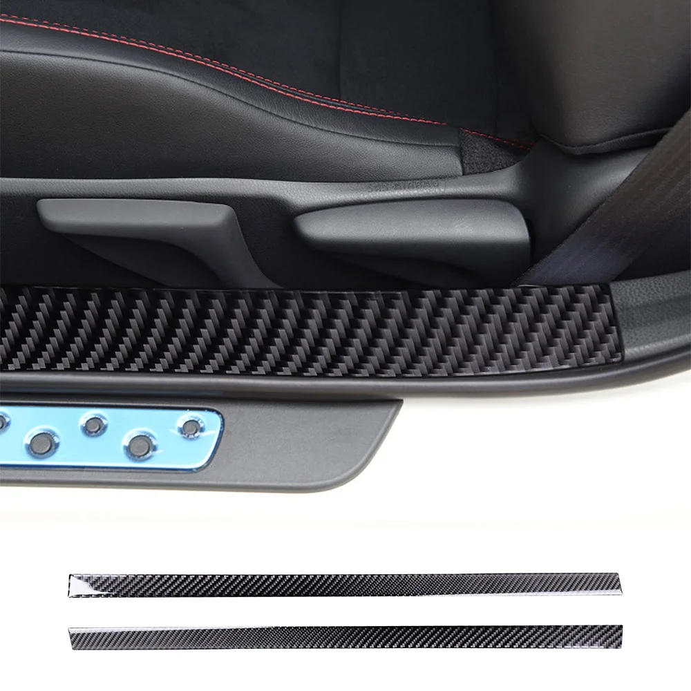 

Car Door Sill Scuff Plate Cover Decor Sticker Decal for Subaru BRZ 86 2016-2020 Automotive Accessories Interior Carbon Fiber