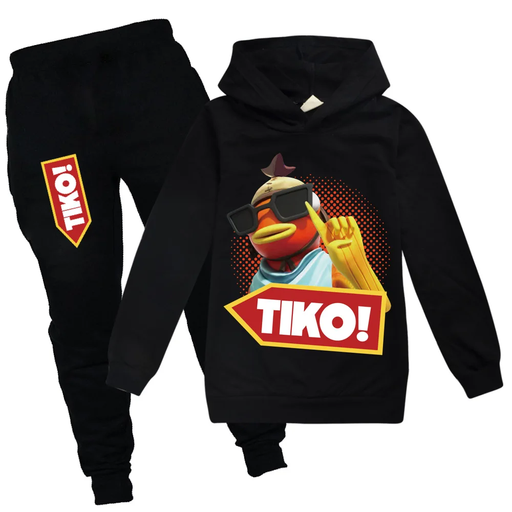 

Baby Jogging Clothing Children Birthday Boys Tracksuits Kids Tiko Fishstick Sport Suits Hoodies Sweatshirt +Pants 2pcs Set
