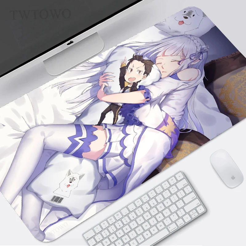 

Re:life in a Different World From Zero Mouse Pad Gaming XL Large Custom Mousepad XXL keyboard pad Soft Office Computer Table Mat