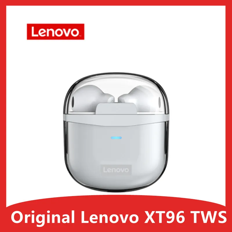 

Original Lenovo XT96 Bluetooth 5.1 Headphone With Mic TWS Wireless Earbuds AAC Stereo Bass Headsets Noise Cancelling Earphones