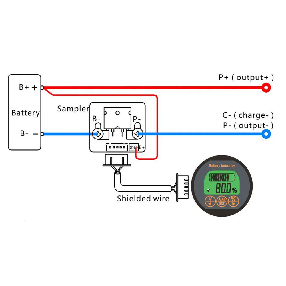 

Portable Battery Monitor Coulomb Meter 50A Works with Mobile Portable Devices Ensures Reliable Battery Performance