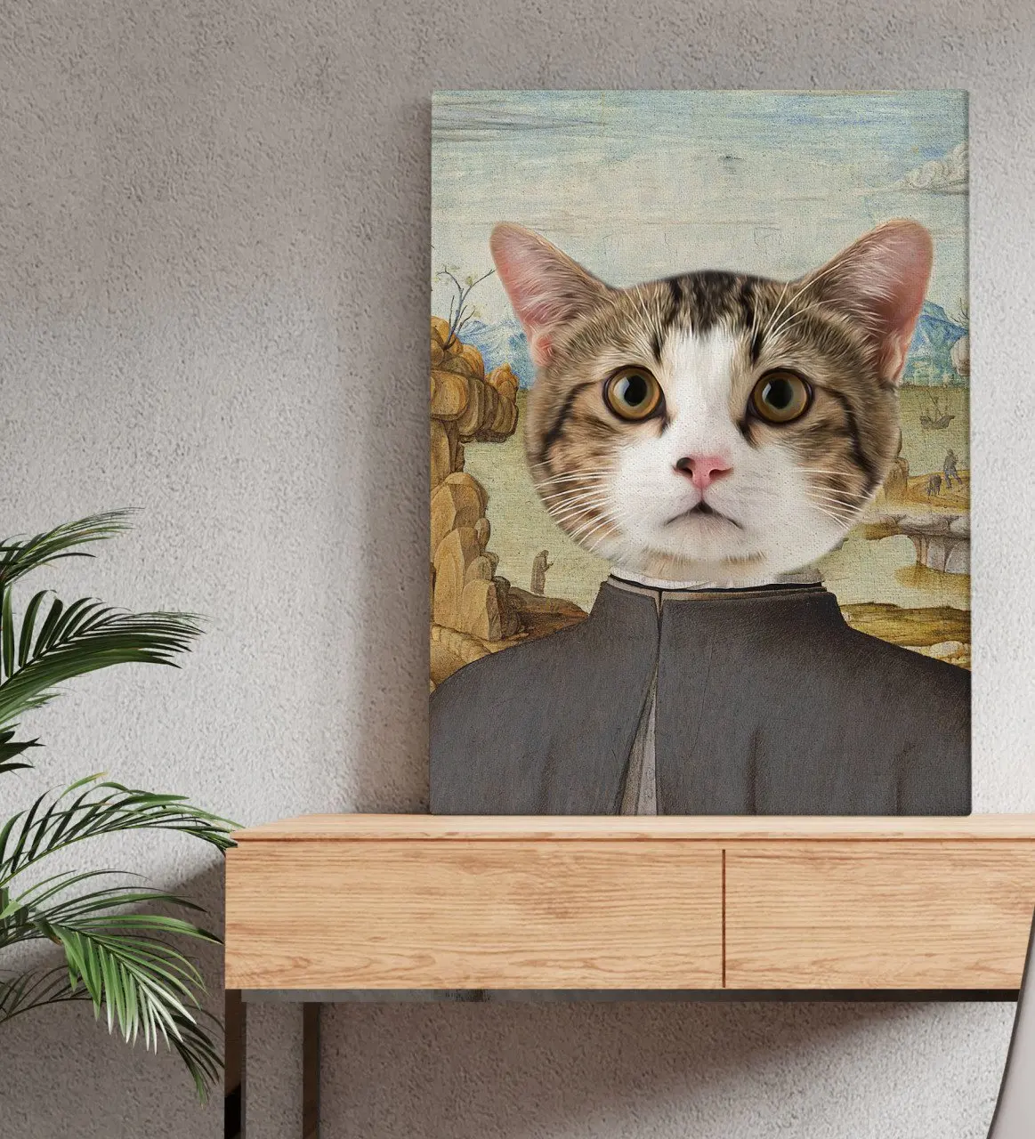 

Pet Dostlara Custom Portrait Canvas Table 50x70cm-36