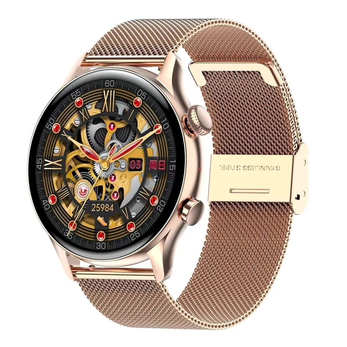 

Смарт-часы мужские/женские с поддержкой Bluetooth и AMOLED-дисплеем