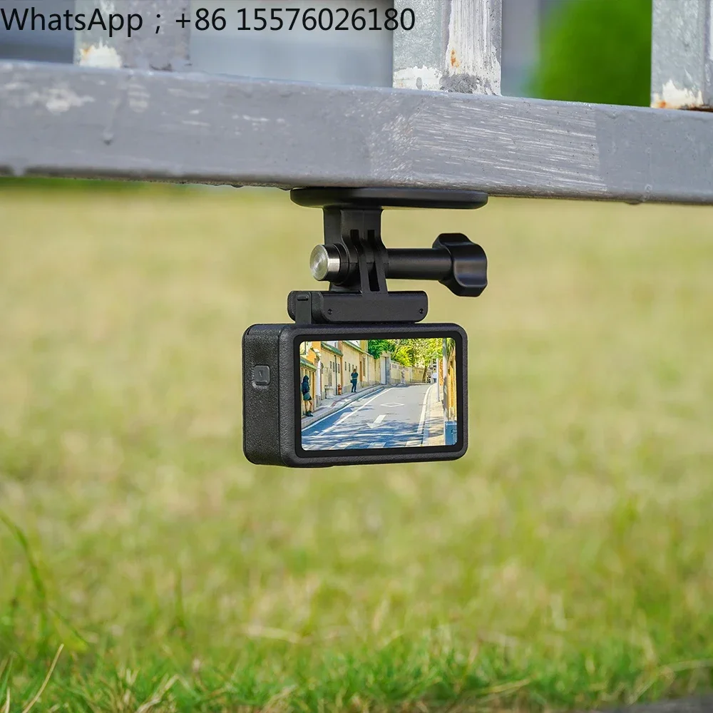 Фото Магнитное крепление на грудь Flymile Action 5 Pro + ремешок на шею для DJI Action 4/Insta360 Ace Pro 2, кронштейн для камеры, аксессуары для POV-съемки и селфи №5