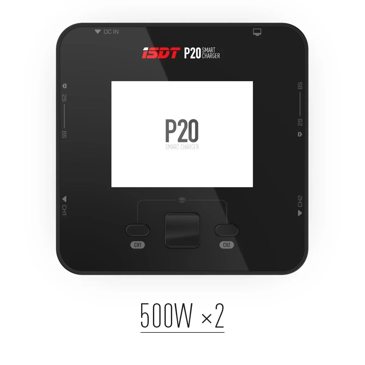 XINQIRC Интеллектуальное двухканальное зарядное устройство ISDT P10 P20 250WX2 10AX2 500WX2 20AX2 DC