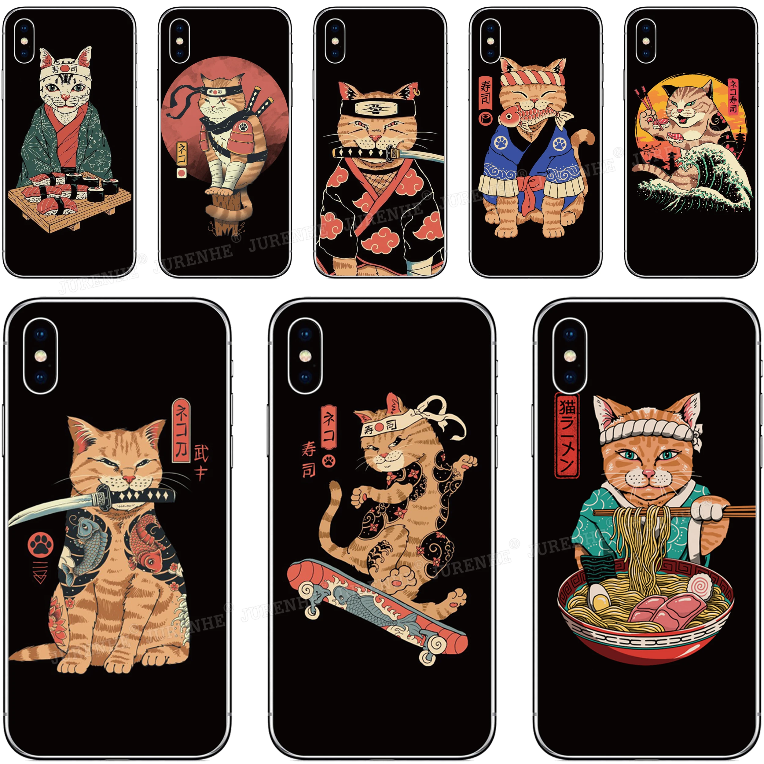 Japanese Art Case For UMIDIGI G100 G9A G9C G9T G9 G6 5G Note 90 90C 90A G3 G5 A16 A15 A13 Pro Max Nothing Phone 2A 1 2 Cover