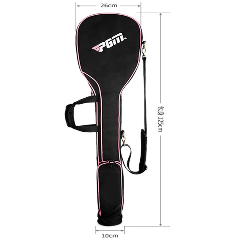 PGM Mini Foldable Golf Gun Bag Packed 3 Clubs Portable Club Bags Light Weight Easy Carring Golf Bags Women Golf Accessories