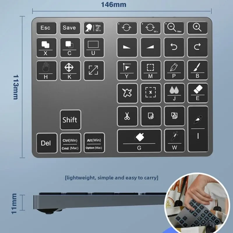 Беспроводная Bluetooth клавиатура K308