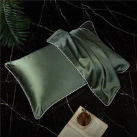 100 single side natural mulberry silk pillowcase for hair and skin 48x74cm healthy standard queen king solid color pillowcase