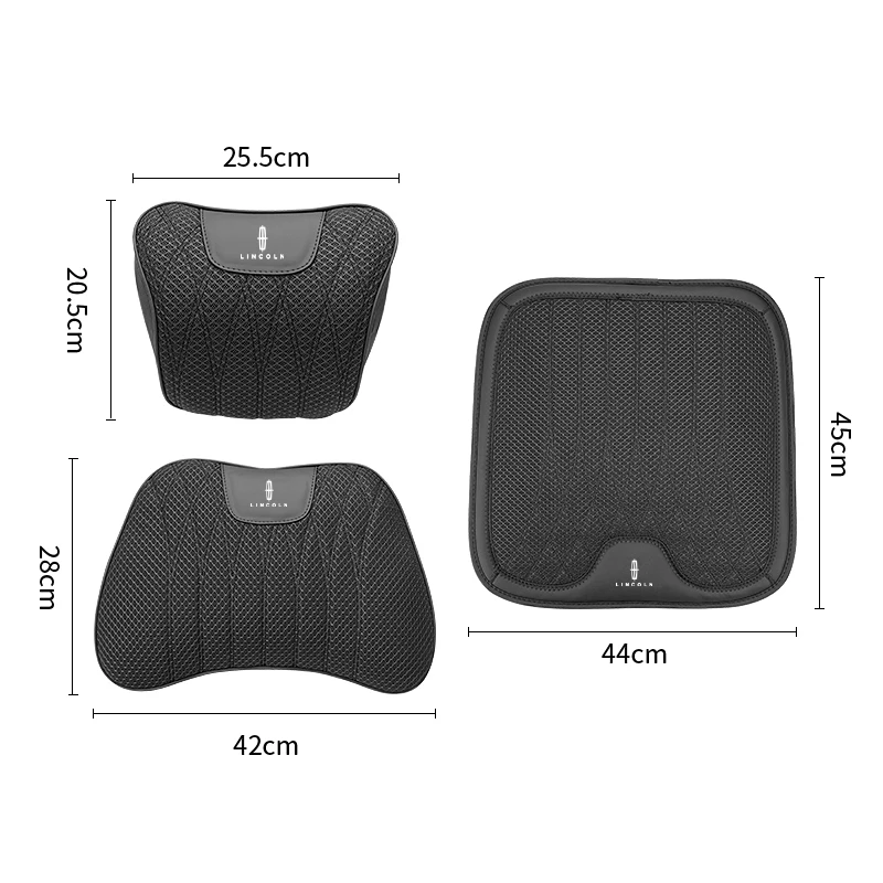 Автомобильная подушка дышащая подголовник поясничная для Lincoln MKZ MKX Aviator Navigator