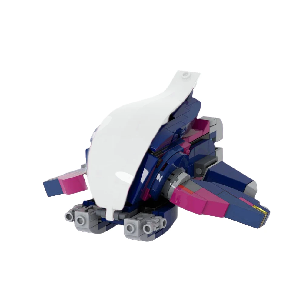 

MOC Game Characters Covenant Type-27B Banshee Building Blocks Kit Space Aircraft Game Figure Bricks Model Kids Brain Toys Gift