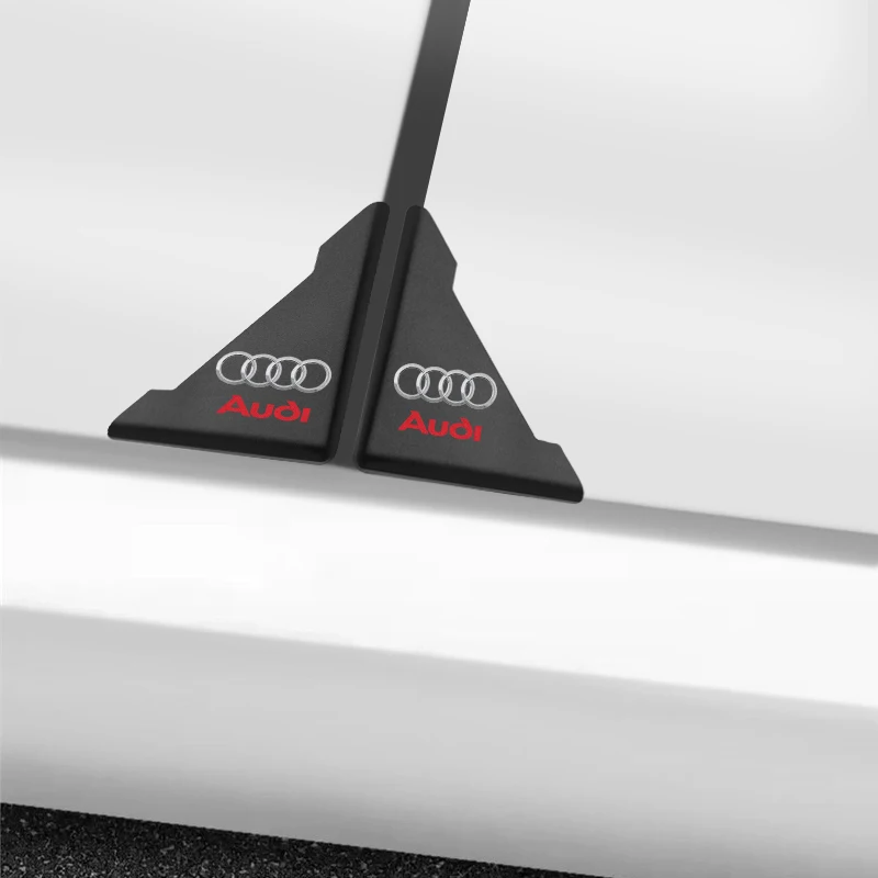 2 шт. защитная наклейка на угол двери автомобиля для Audi Sline quattro RS A1 A2 A3 A4 A5 A6 A7 A8 Q1 Q2 Q3