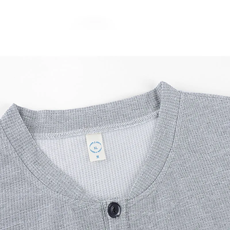 Pajama Sets Men's Winter Night Clothes Sleep Room Wear Homewear Lounge  Wear Warm House Quilted Loose Man Long Sleeve Pajama