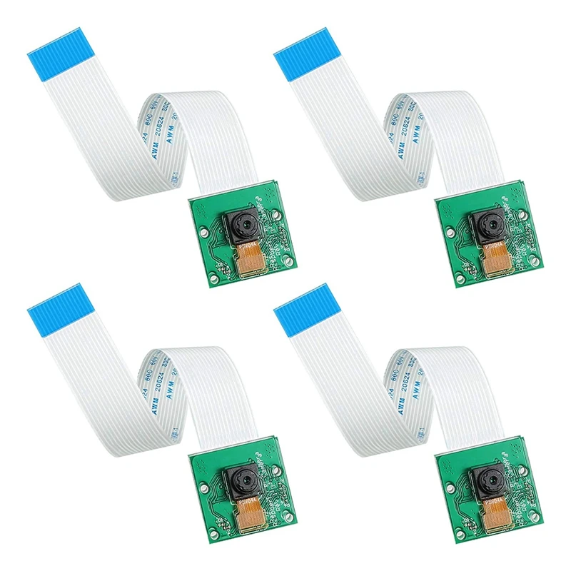 

Модуль камеры 5 Мп OV5647, веб-камера совместимая с Raspberry Pi 4 Model BB + Plus / 3 /2, 4 шт.