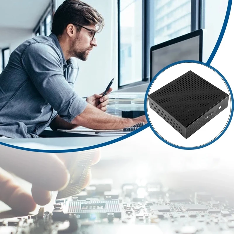 Чехол для мини-компьютера C60X с настенным креплением USB2.0 ITX MATX чехол рабочего