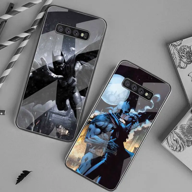

DC SuperHero Batman Catwoman Phone Case Tempered Glass For Samsung S20 Ultra S7 S8 S9 S10 Note 8 9 10 Pro Plus Cover