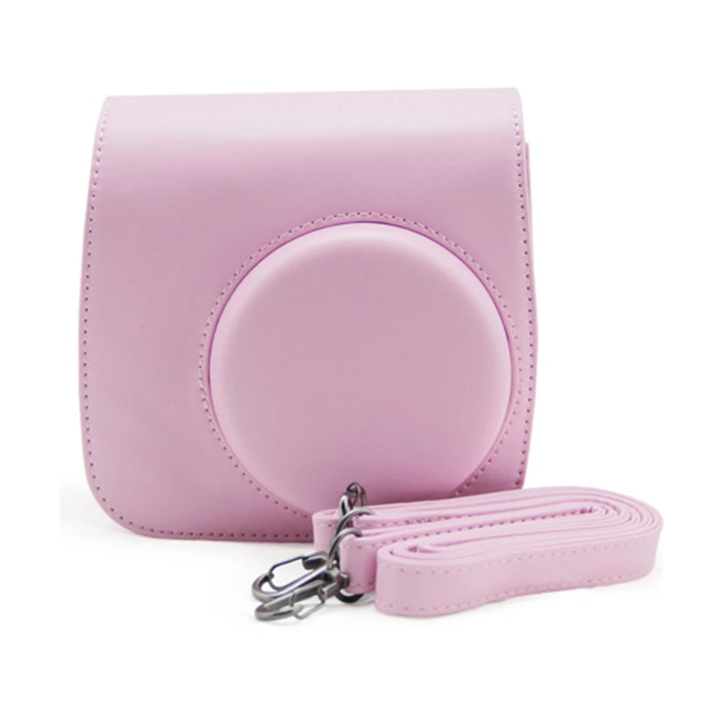 

PU Leather Camera Case Shoulder Retro Button Bag for Fuji Intax Mini 8