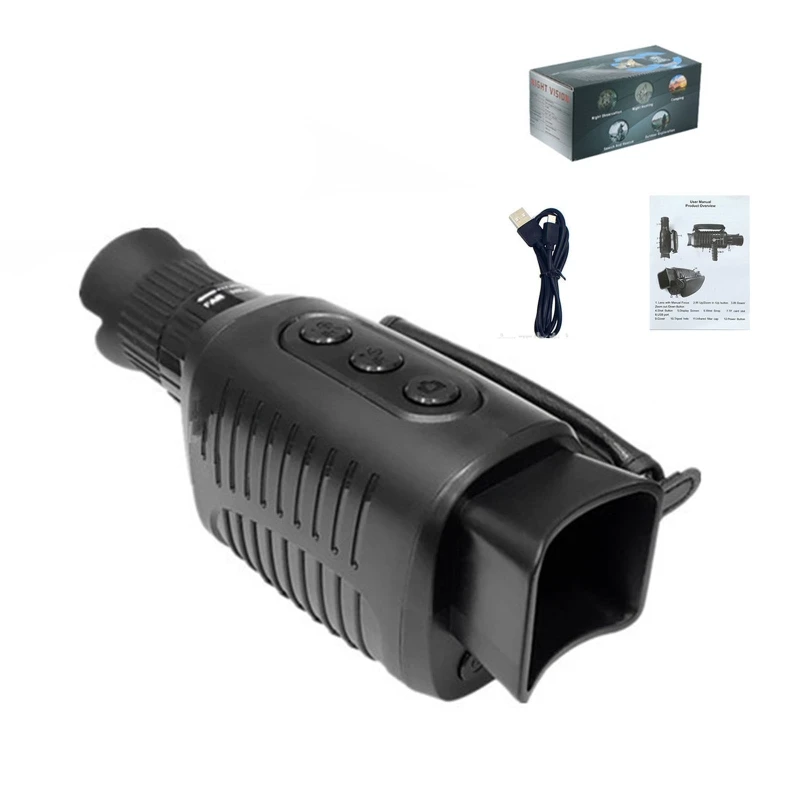 

Portable Night Vision Monocular 5X Night Vision Infrared IR Camera H-D Digital Night Vision Scopes with 1.5” TFT LCD