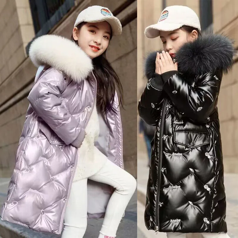 

Зимняя женская куртка средней длины 2022, однотонная Глянцевая непромокаемая утепленная хлопковая ветровка с капюшоном для девушек
