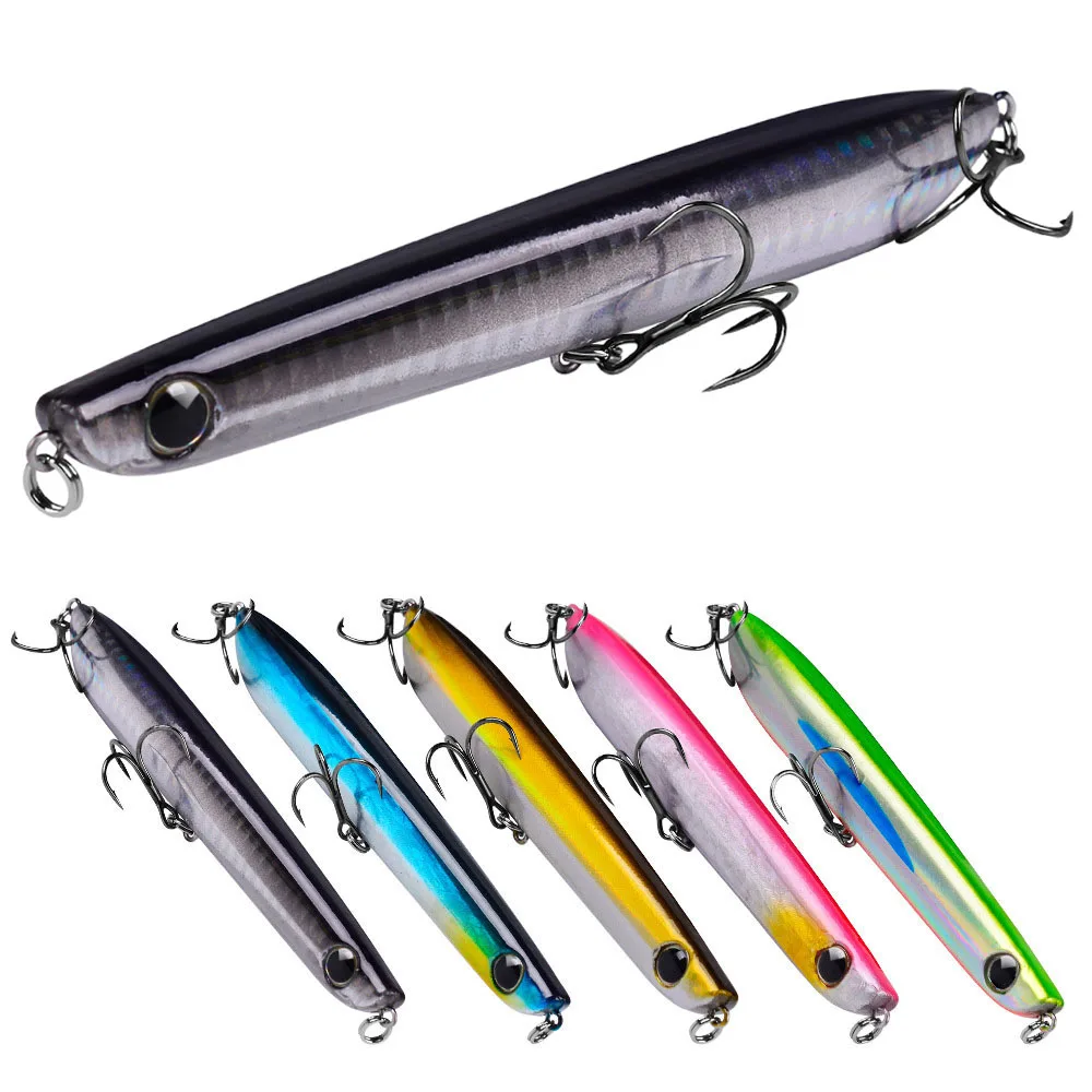 

1PCS Topwater Fishing Lures 13cm 16g Hard Baits Crankbait Snakehead Isca Artificial Wobblers Popper Pencil Bait Pesca